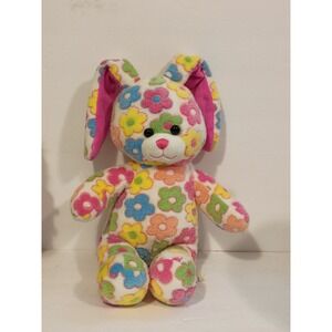 Build-A-Bear 25th Celebration Blossom Bunny Plush Floral Rabbit 2010 Inspired
